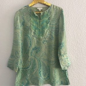 Coldwater Creek Silk tunic.